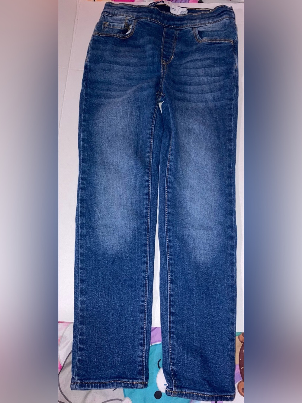 Girls Skinny Blue Denim Jeans